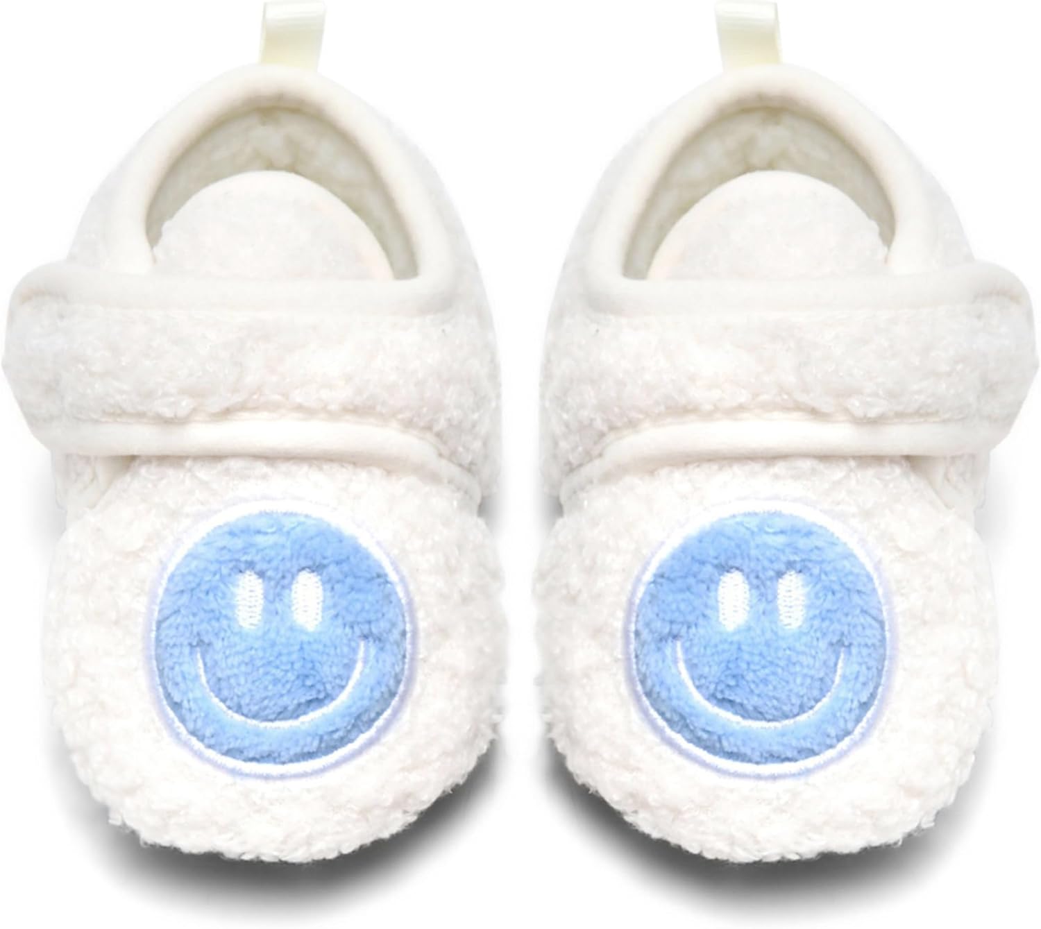 Smiley Face Toddler Slippers