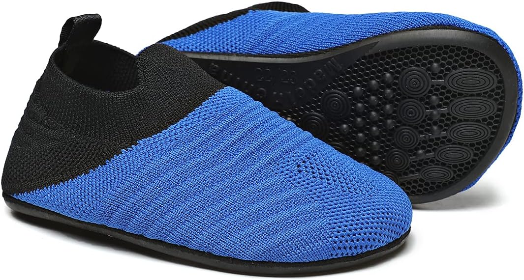 Toddler Indoor House Slippers Non-Slip Rubber Sole Lightweight Comfort