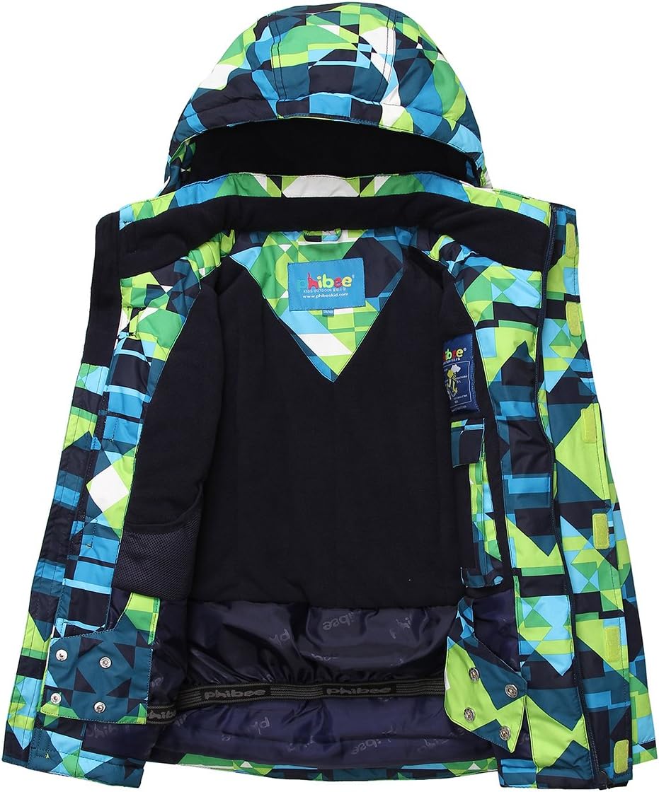 PHIBEE Big Boy Waterproof Breathable Ski Jacket