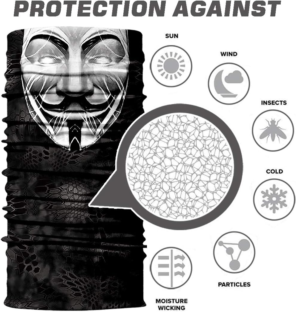 Premium UV-Protect Face Mask for Motorcycle Riding