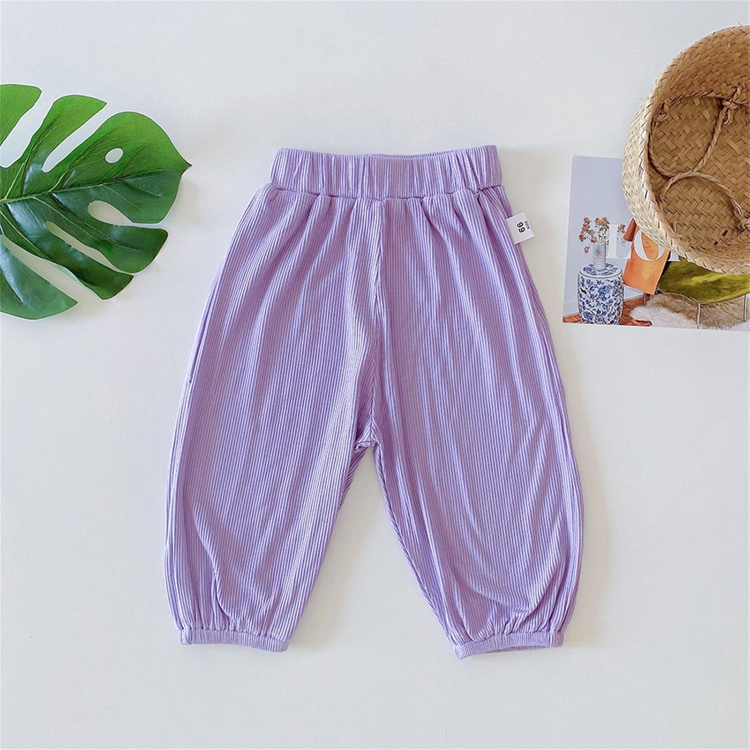 Soft Cotton Harem Pants for Baby Boys Girls Summer