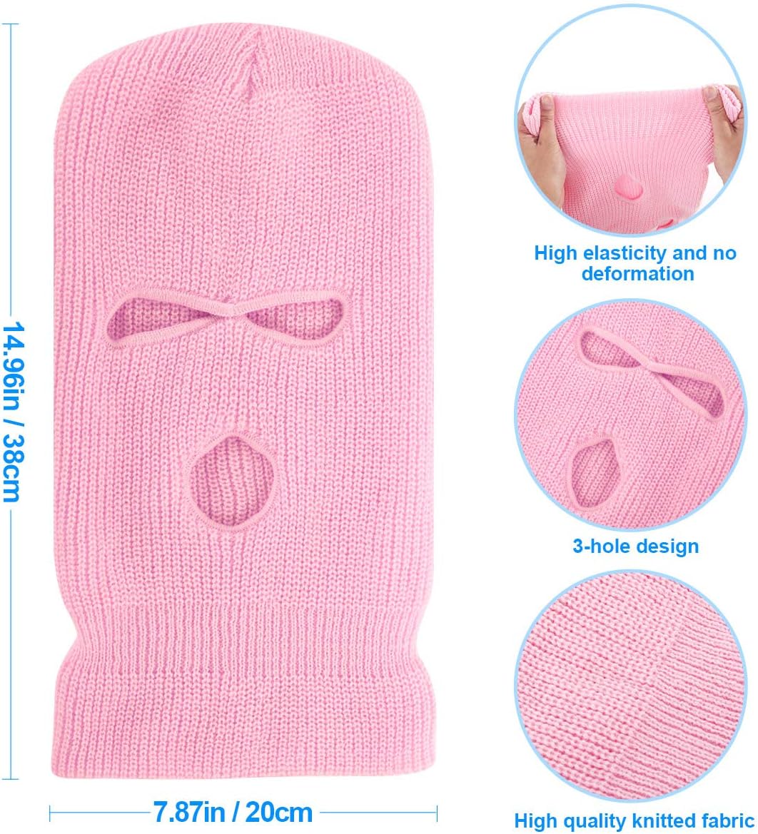 3-Hole Ski Mask for Winter Outdoor Sports