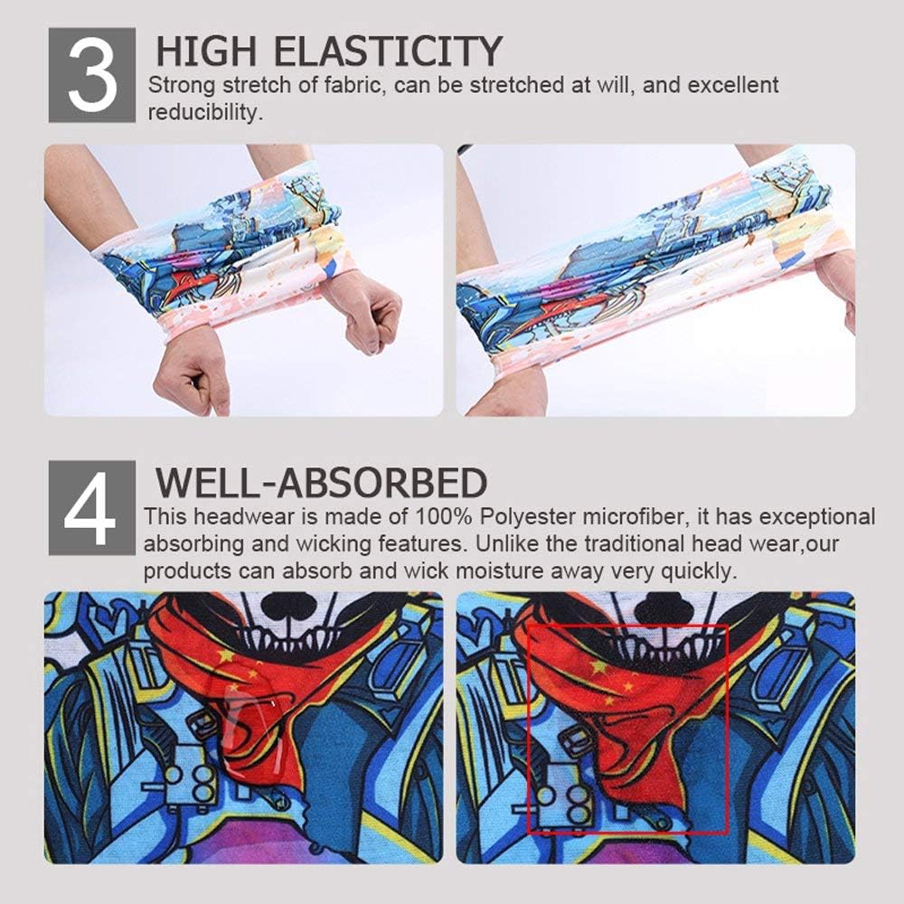 DHSOU - Minimal 100 polyester neck gaiter multi-use face protection