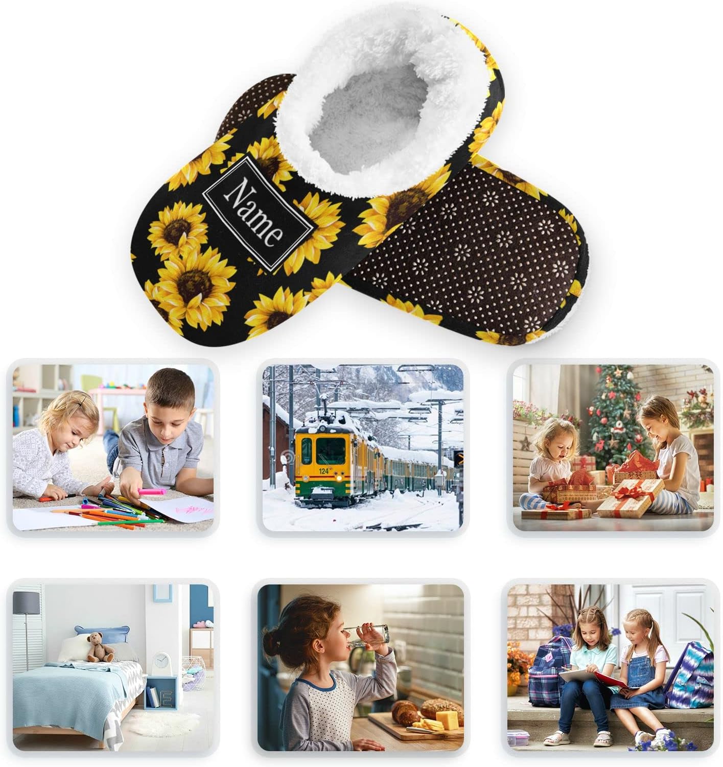 Sunflower House Slippers