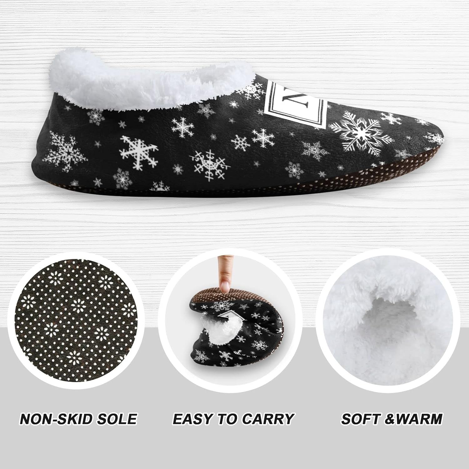 Personalized Christmas Slippers for Kids Warm Fuzzy and Functional
