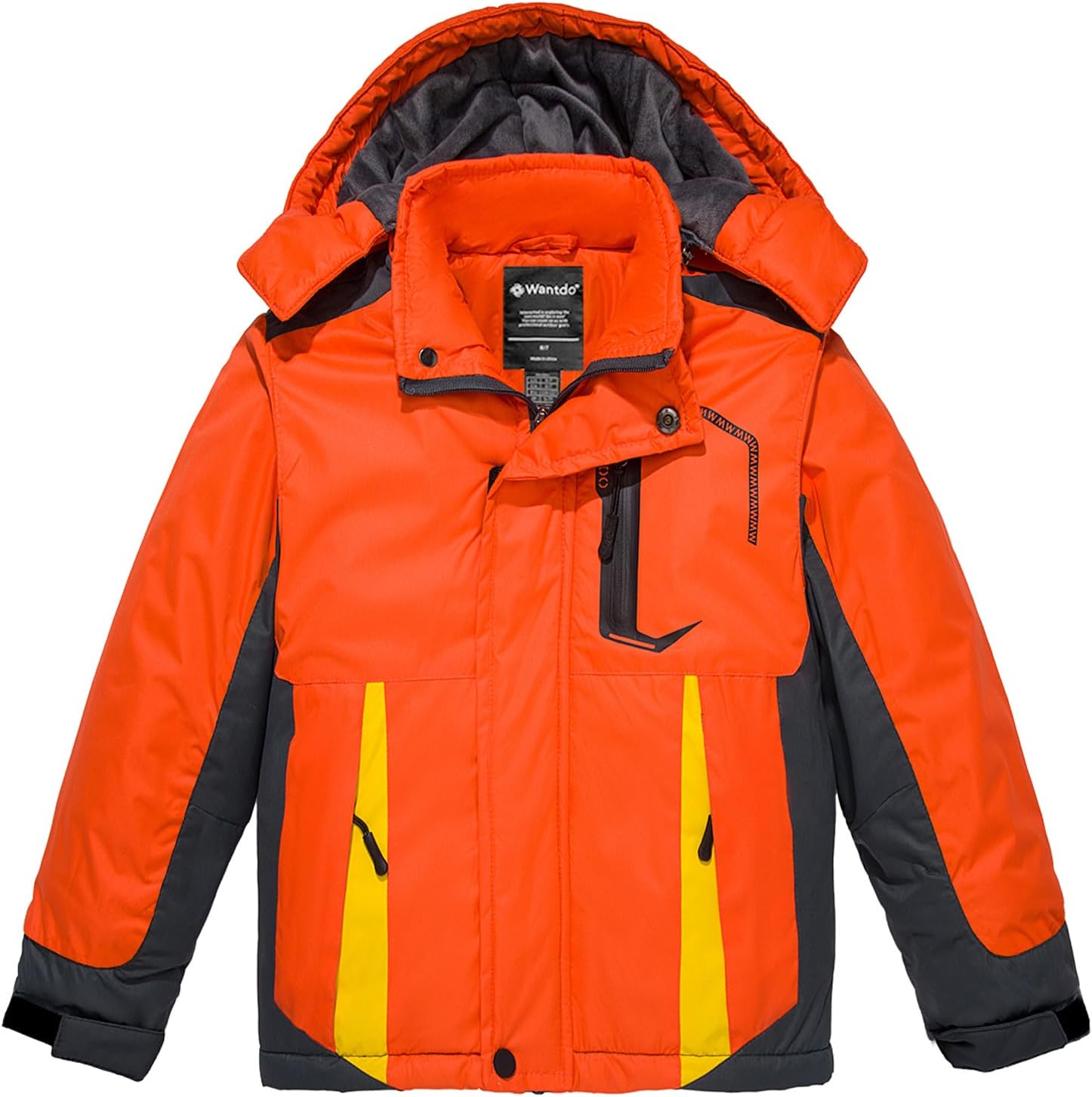 Wantdo Boys Waterproof Winter Ski Jacket