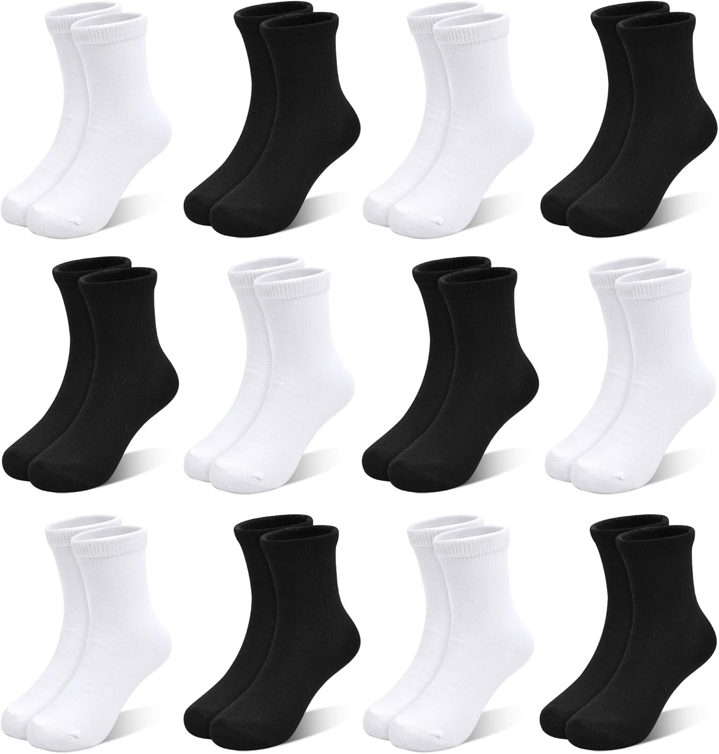 SPTRAMLE Kids Socks - Soft Stretchy for Toddler Boys Girls Ages 1-14