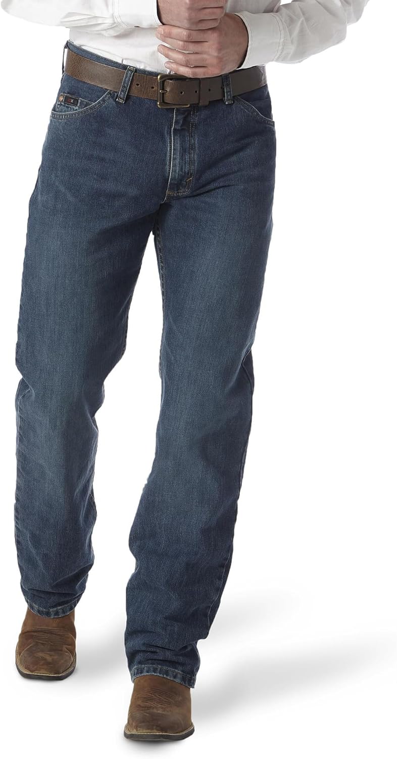 Wrangler Mens 20X Competition Active Flex Relaxed Fit Jeans