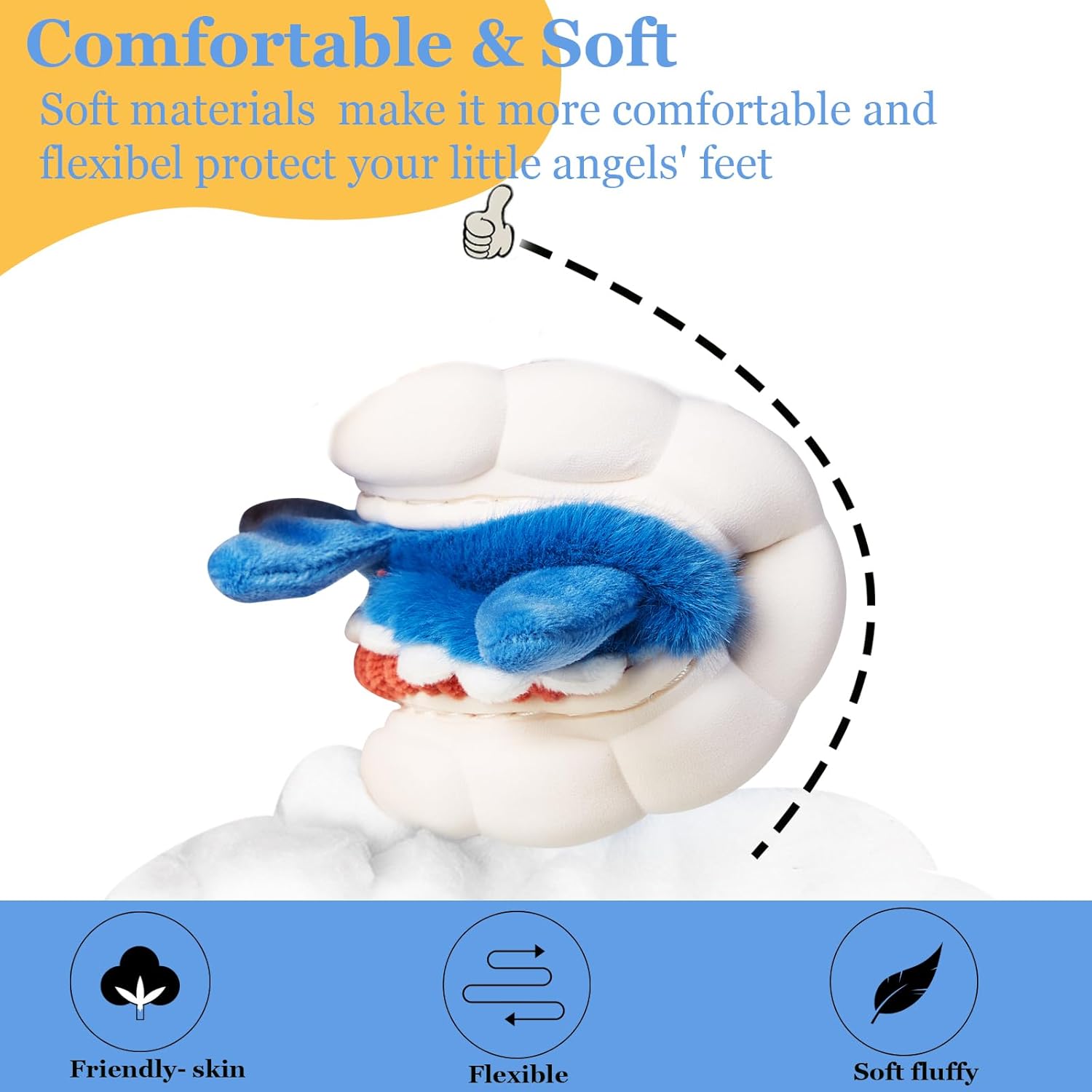 Fiedaz Shark Slippers for Kids Cute and Non-Slip