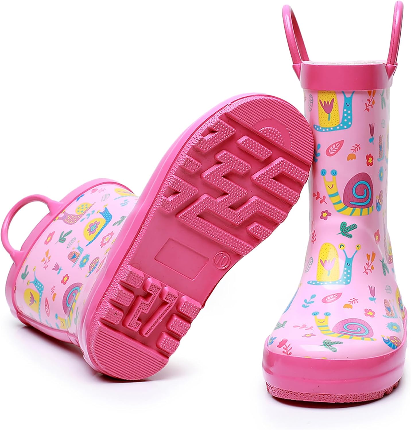 Waterproof Kids Rain Boots Fun and Easy to Wear
