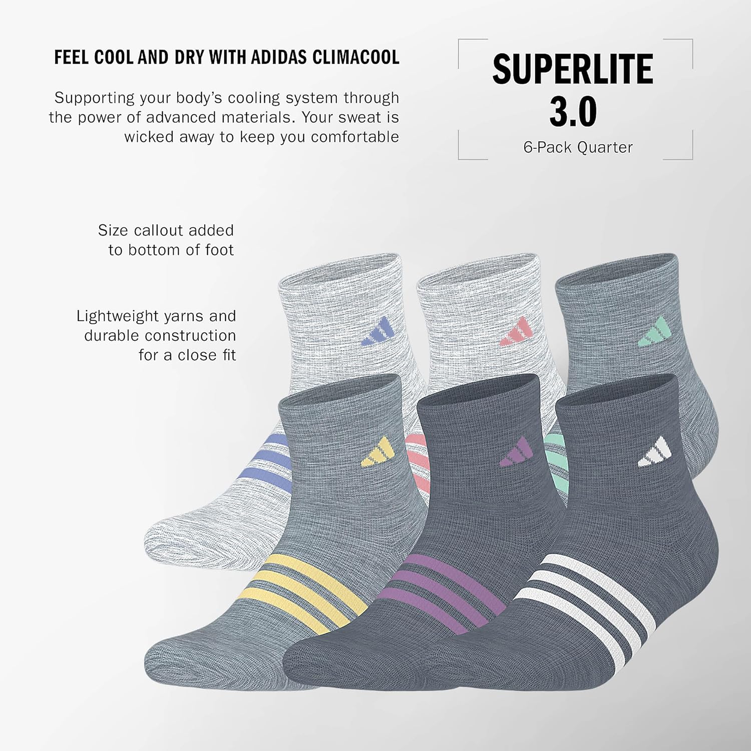 Adidas Kids Superlite 30 Socks