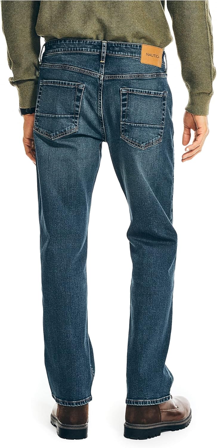 Nautica Mens Relaxed Fit Denim Jeans for a Started Today