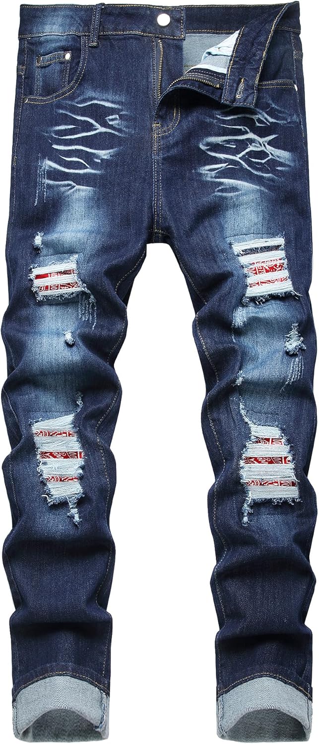 Baylvn Ripped JeansHigh Fashion Entry Point for Men