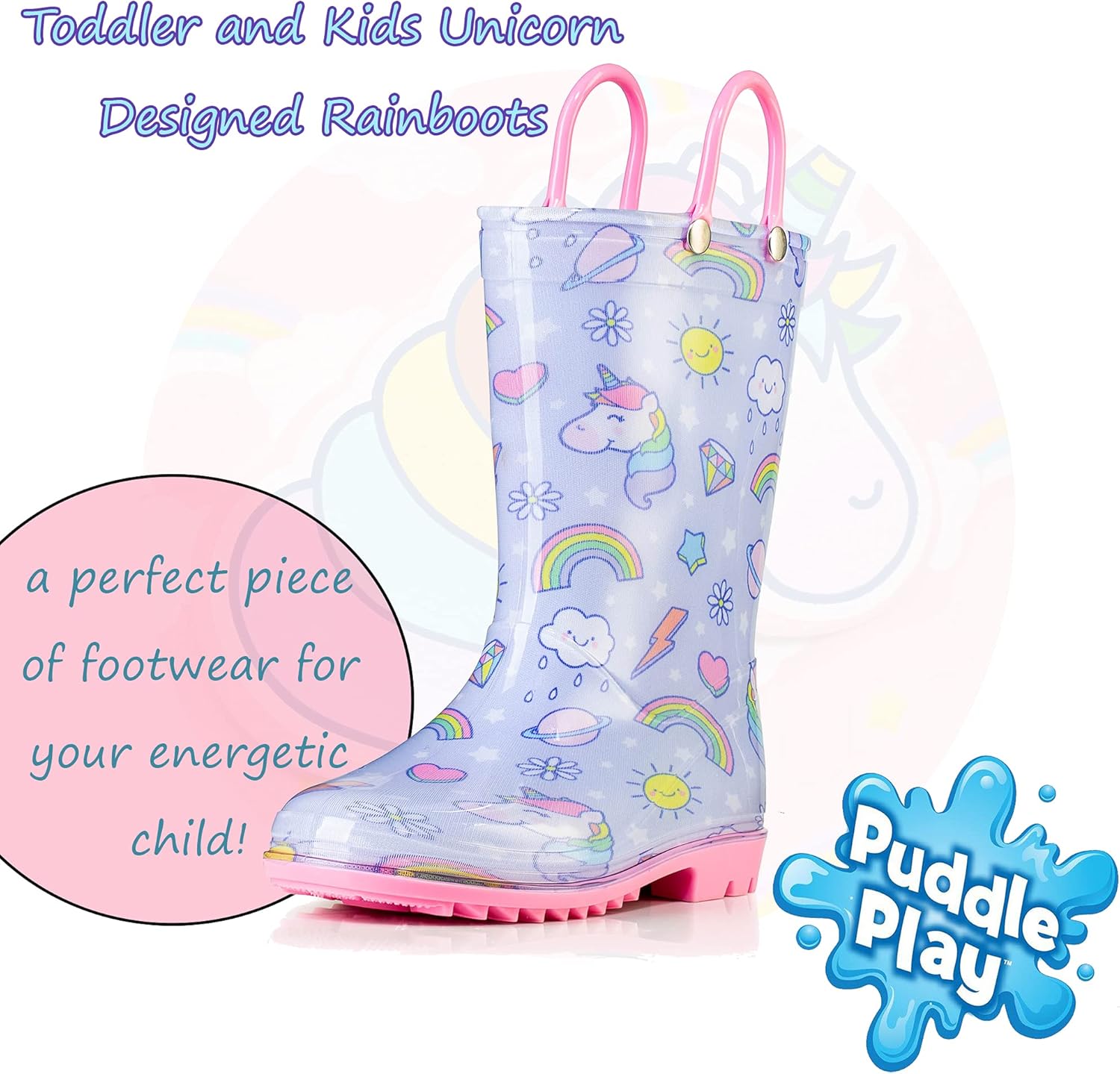 Puddle Play Waterproof MMC Rain Boots