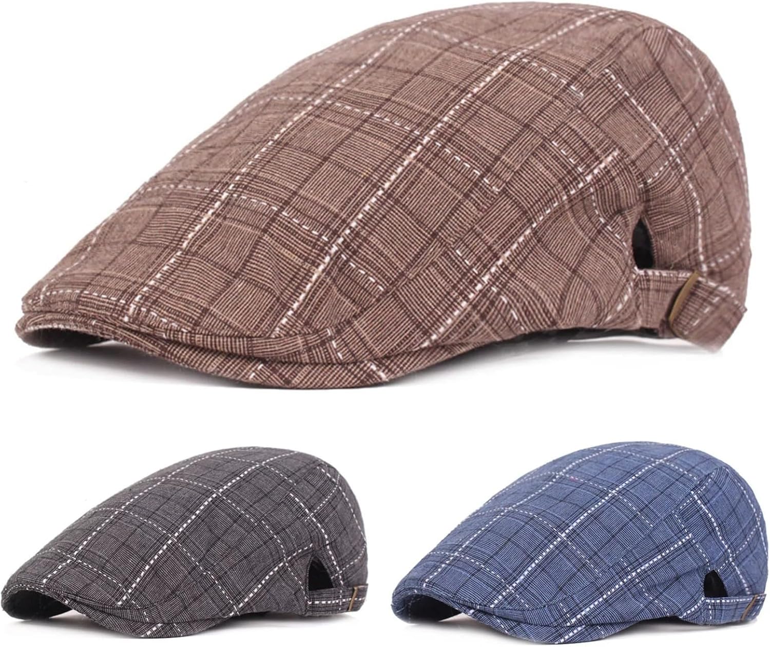 Adjustable Cotton Flat Hat Cabbie Gatsby Irish Newsboy Hat