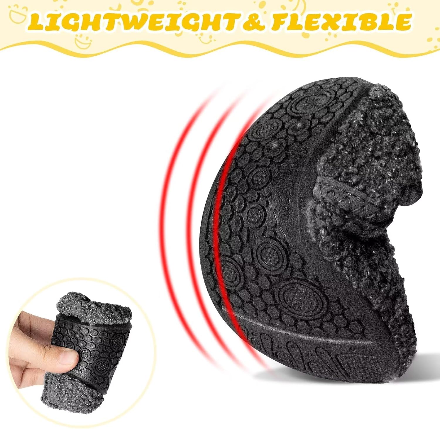 KEYUSHOP Smile Face Slippers for Kids