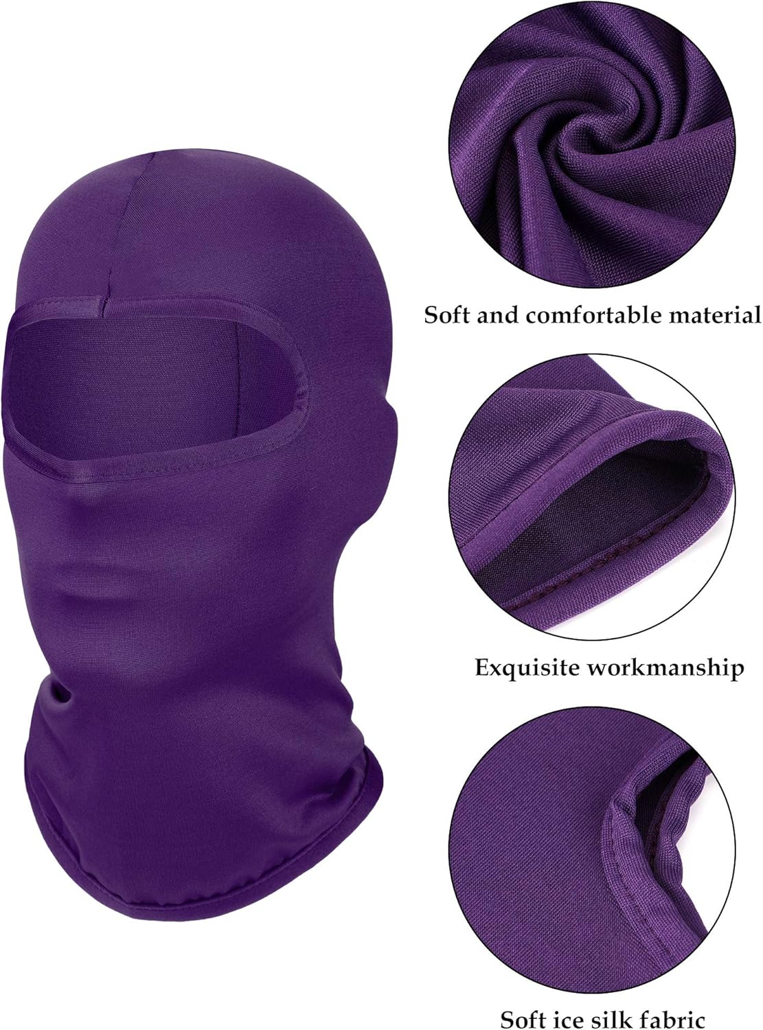 Geyoga 6-Piece Ski Mask Kids Balaclava Winter Comfort Style