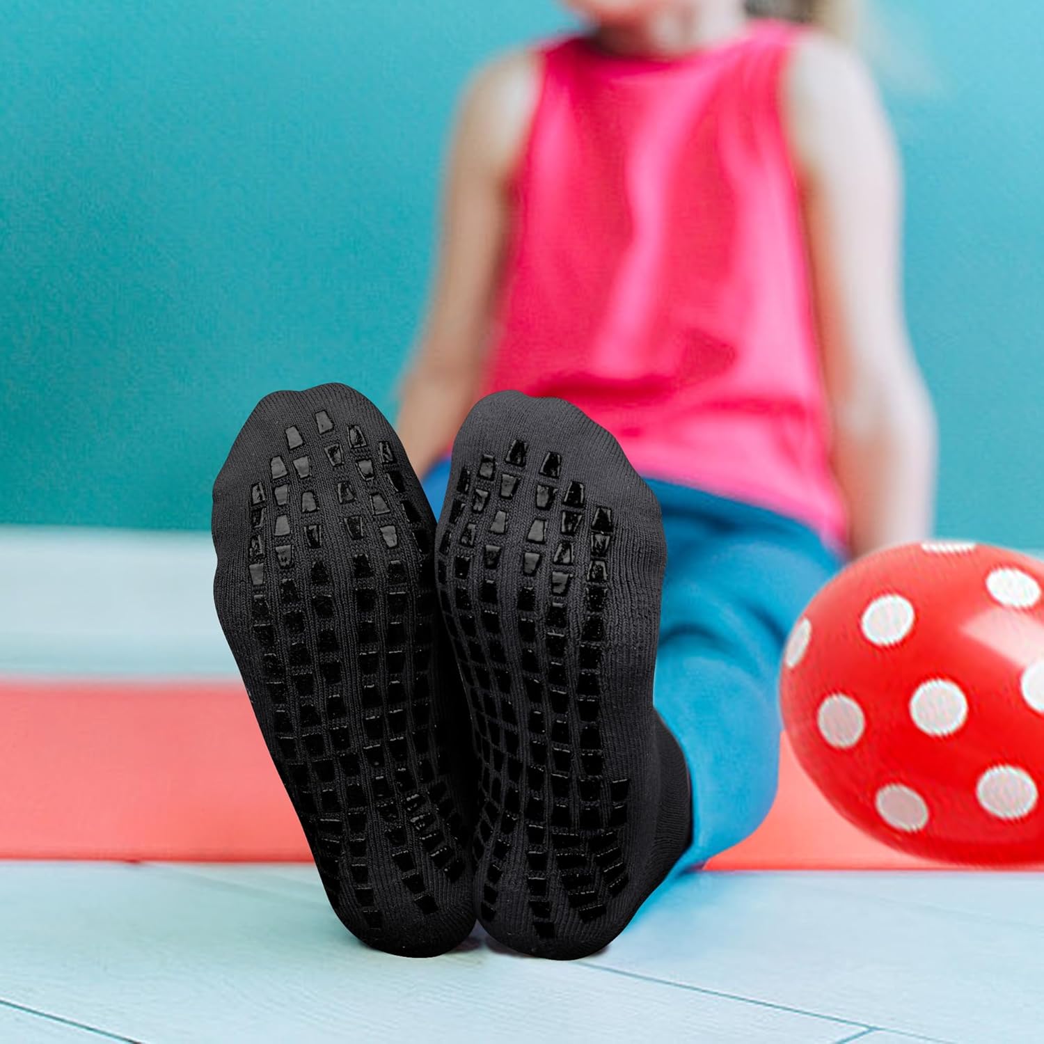 Grip Socks for Kids 4-16 Years Old Youth Boys Girls