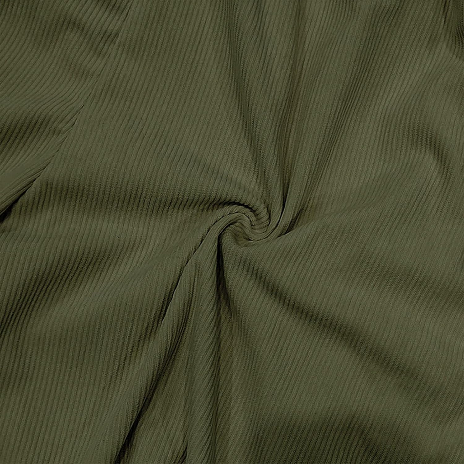 Xiaojmake Elastic Waist Corduroy Shorts