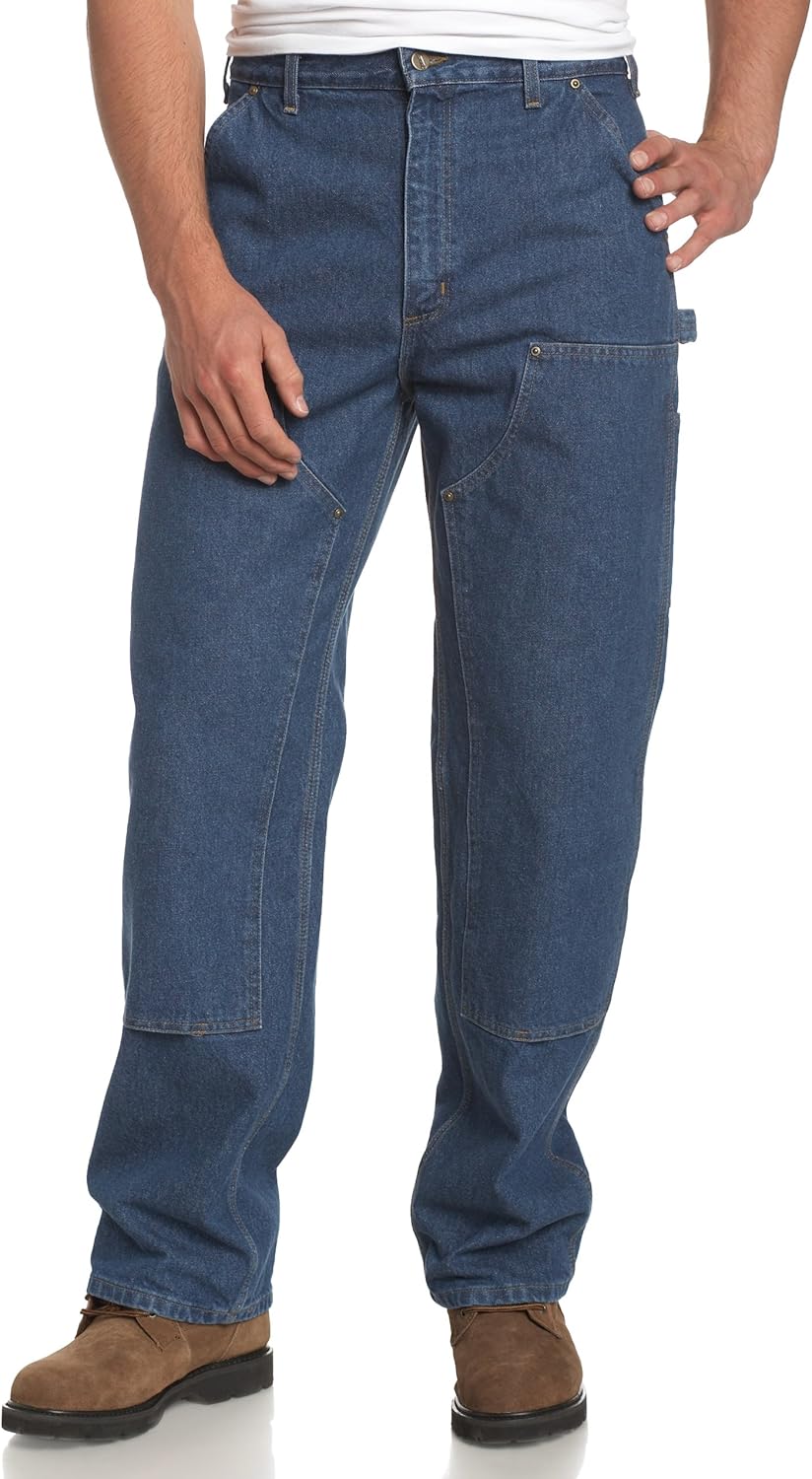 Carhartt Mens Loose Fit Washed Duck Double-Front Utility Work Pant