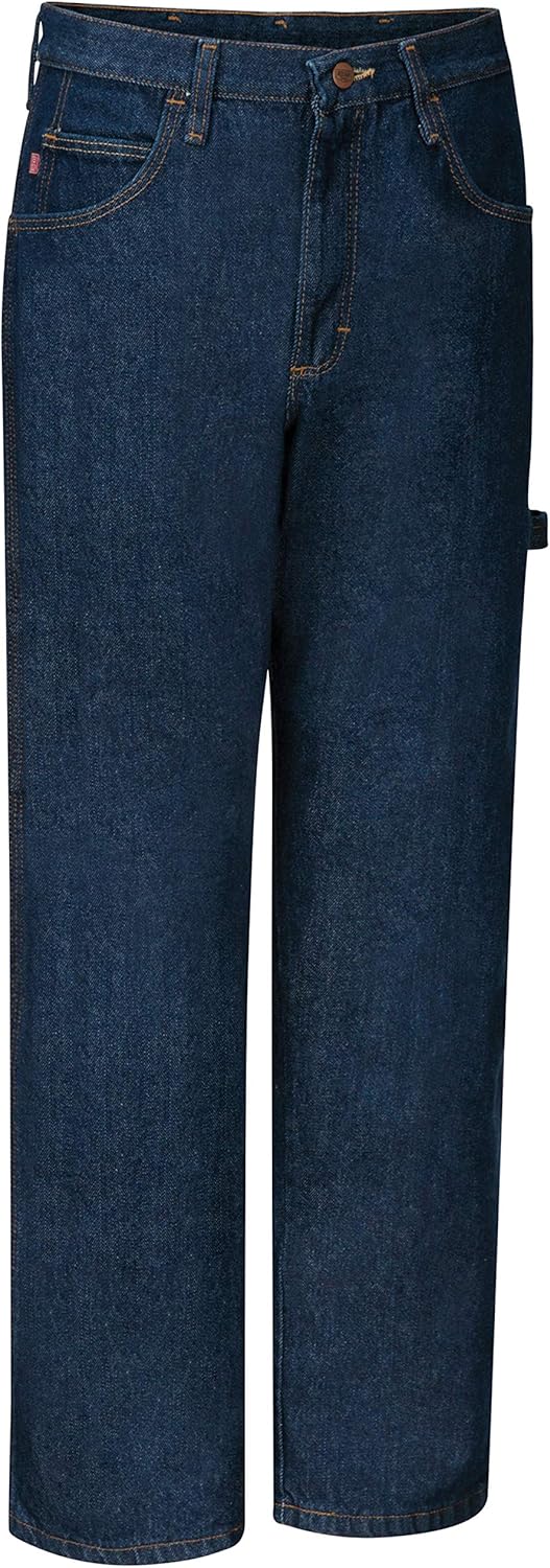 Red Kap Premium Loose-Fit Dungaree Jeans for Men