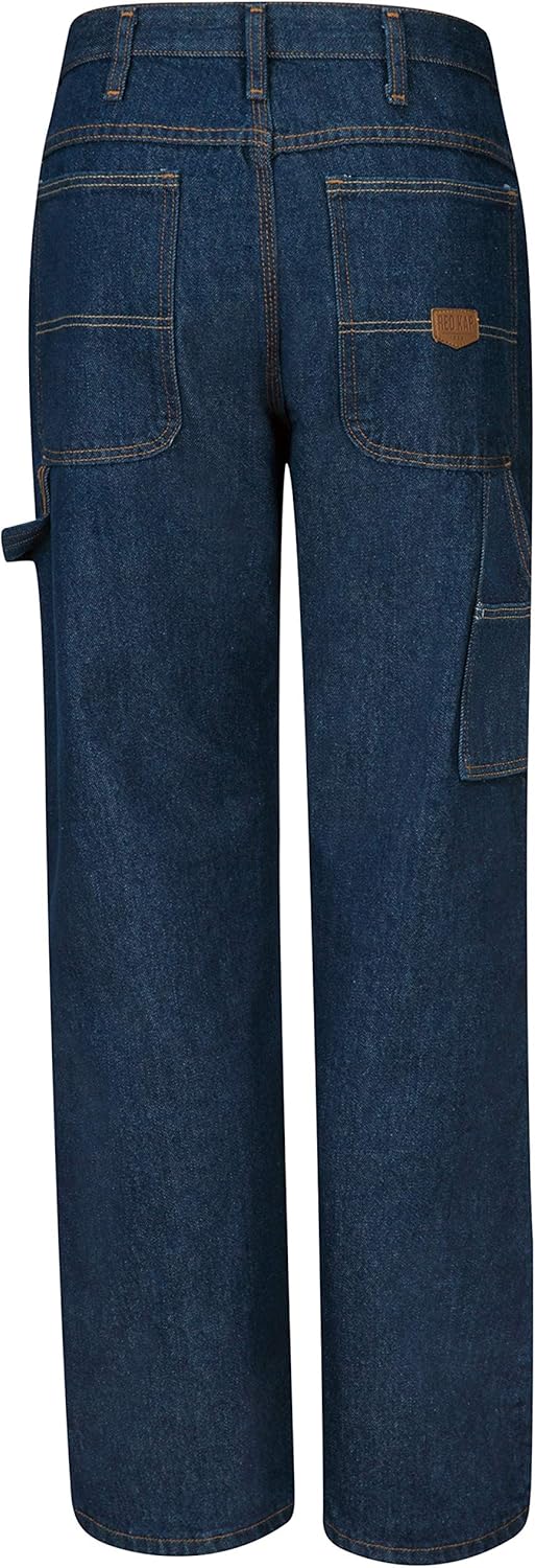 Red Kap Premium Loose-Fit Dungaree Jeans for Men