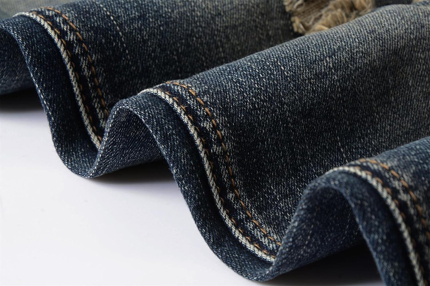 ZLZ Ripped Slim Fit Jeans for Men
