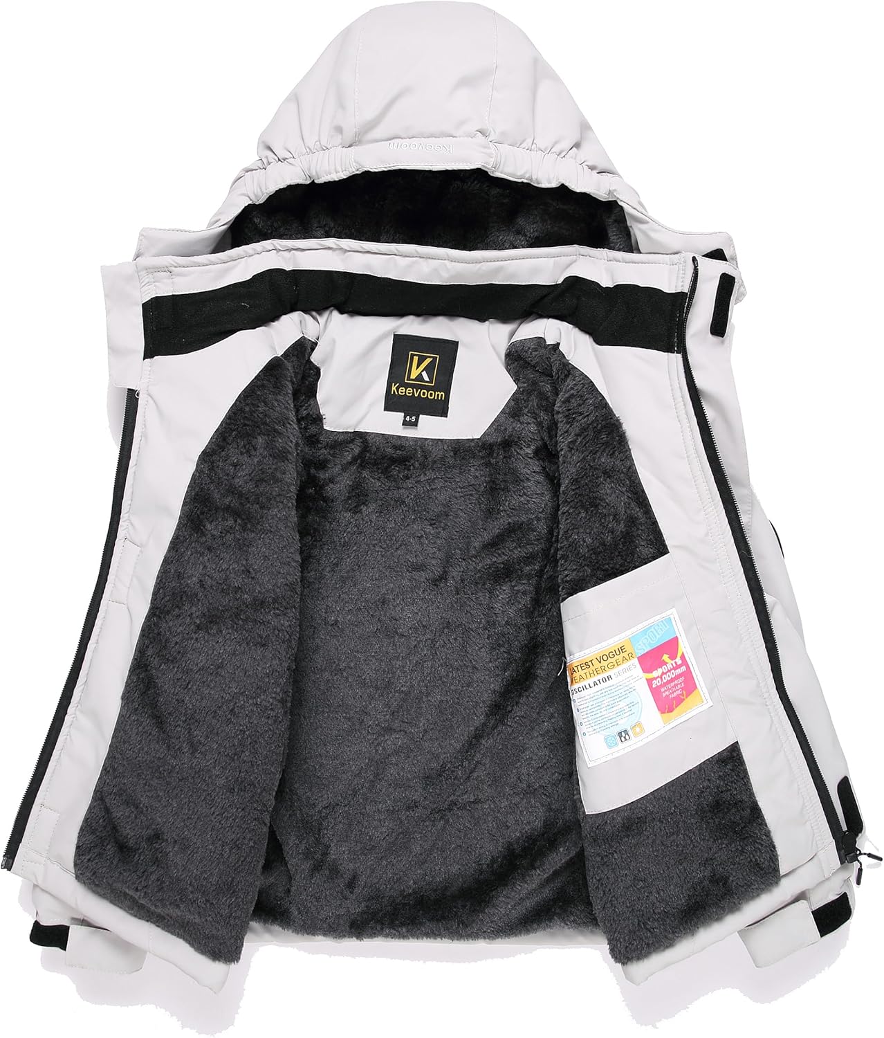 Keevoom Boys Winter Ski Jacket