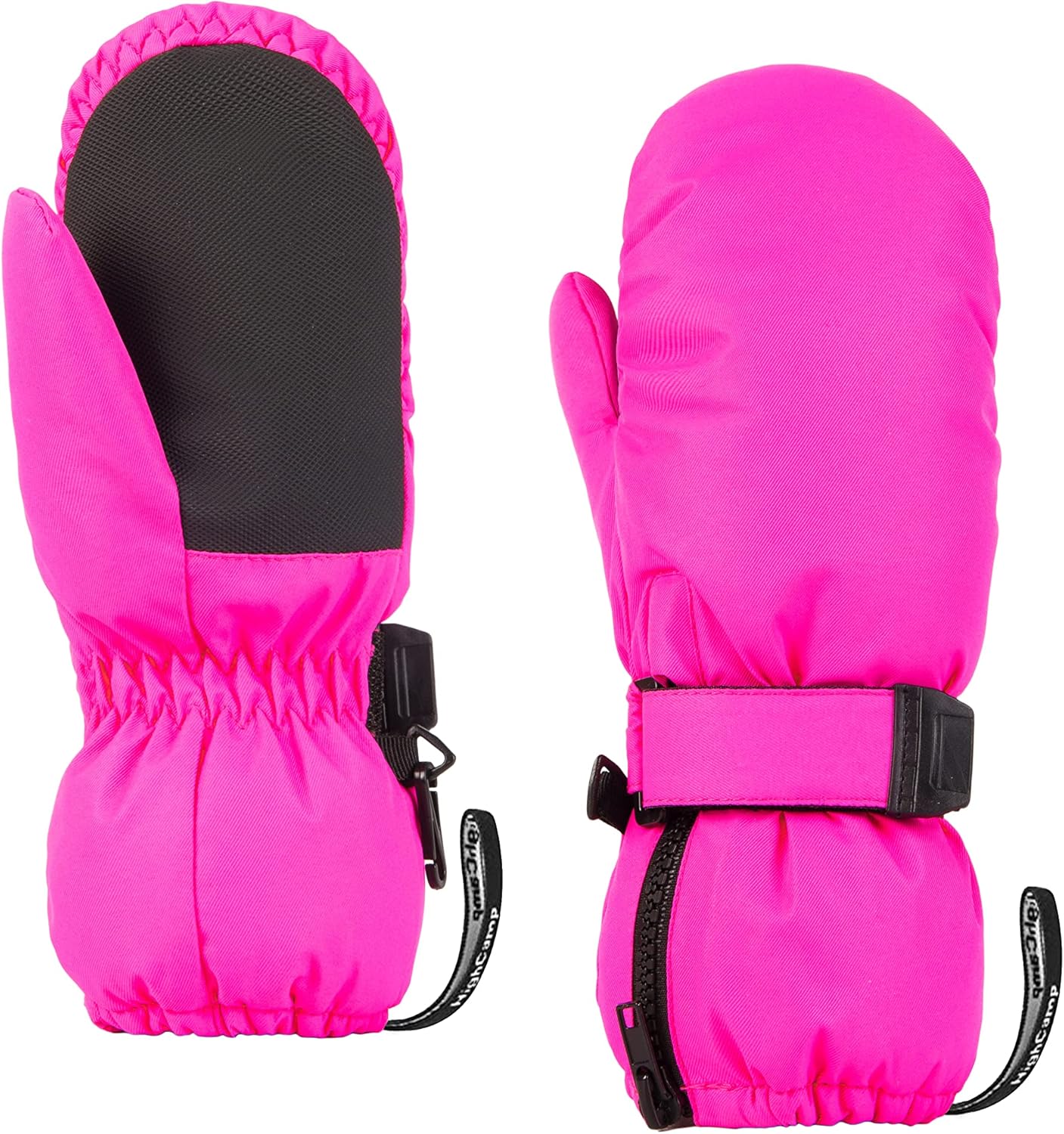 HIGHCAMP Winter Snow Mitten Gloves for Kids