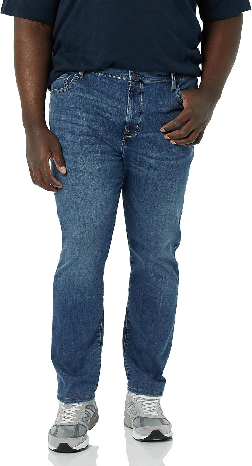 Mens Slim Fit Stretch Jeans - Comfort Style