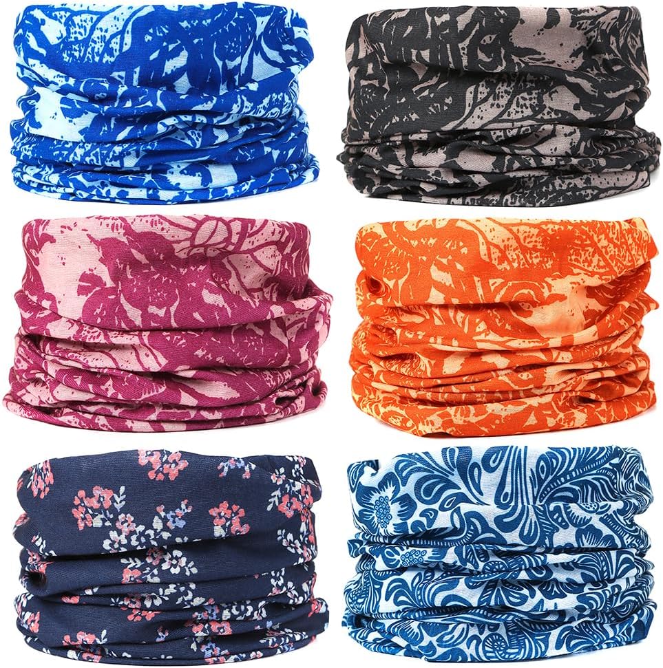 EAZZEA 6-Pack UV Protection Balaclava for Men Women