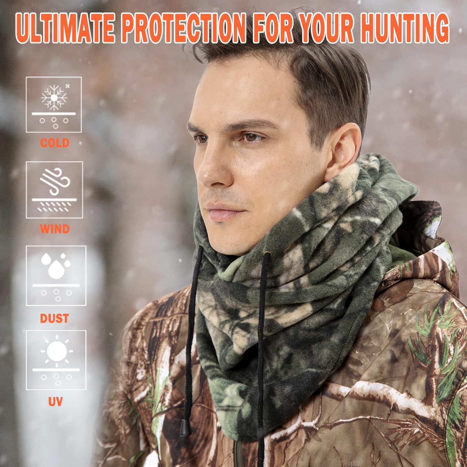 Premium Camouflage Balaclava Mask for Hunting in Extreme Weather