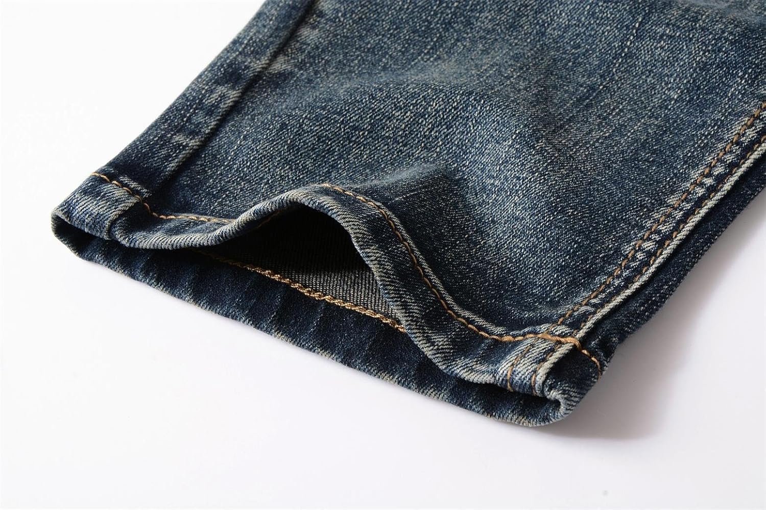 ZLZ Ripped Slim Fit Jeans for Men