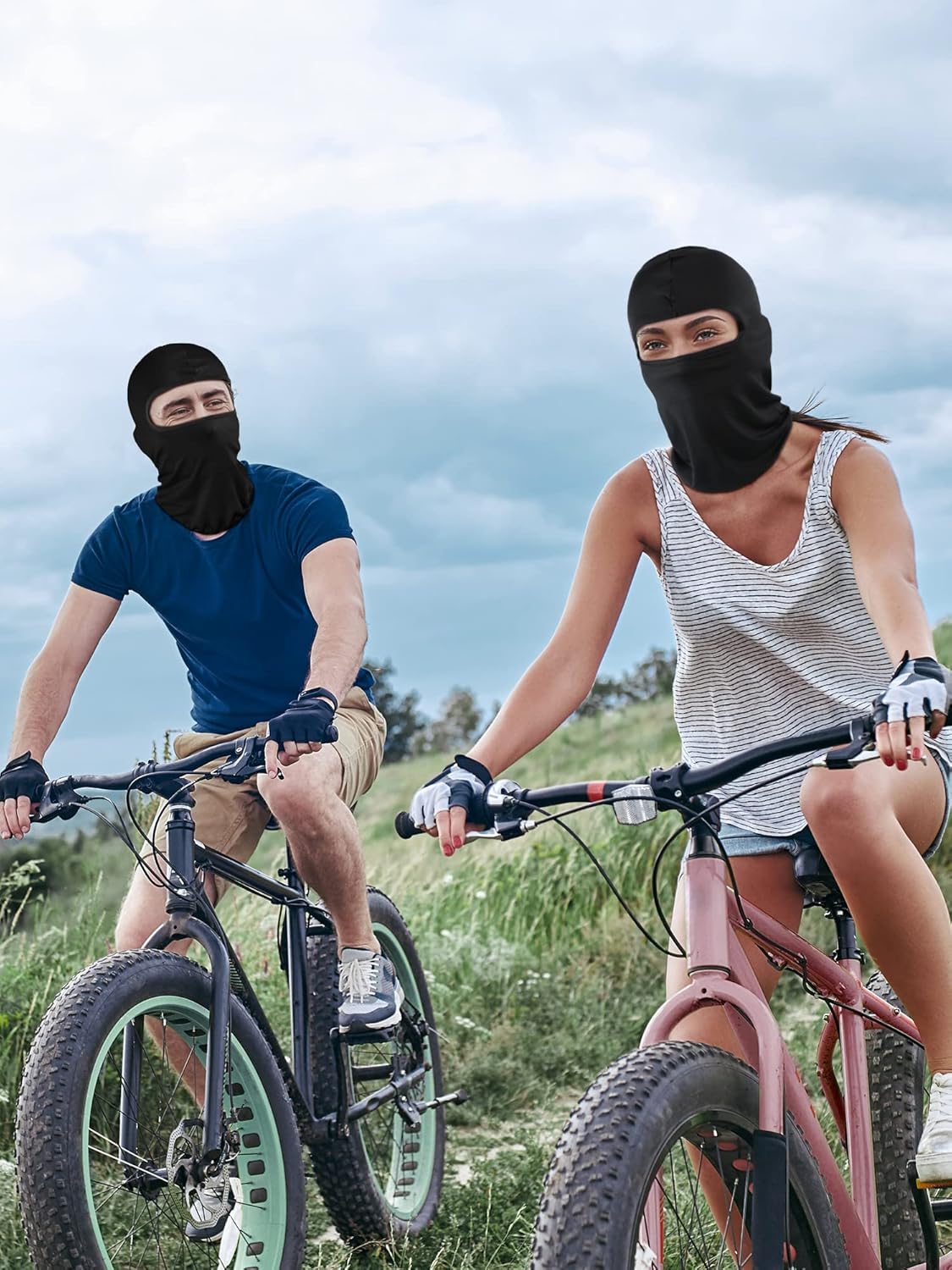 12-Piece Full Face Ski Mask for Men and Women UV Protection