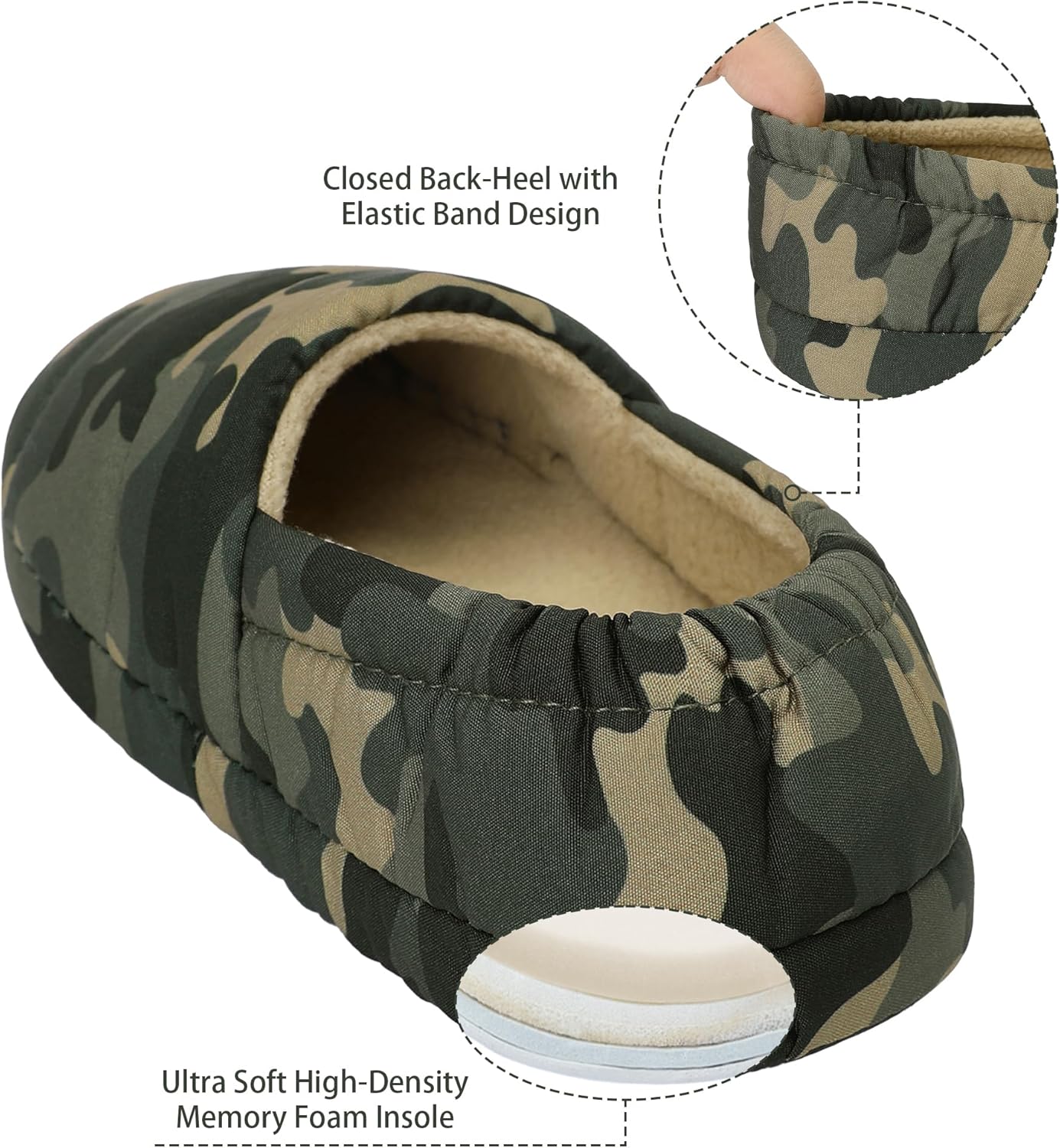 Bigwow Toddler Camo Slippers