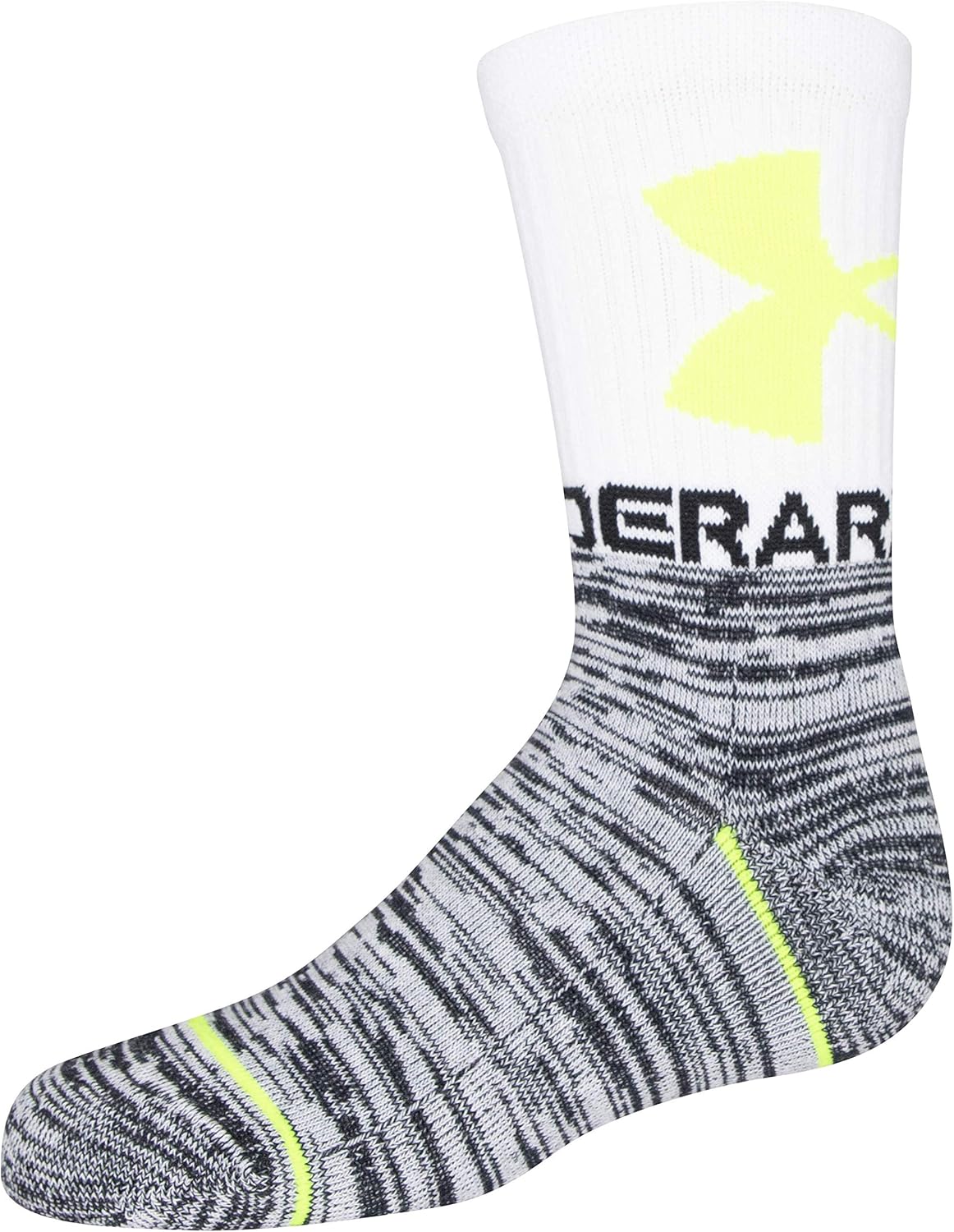 Under Armour Youth Phenom Crew Socks 3-Pairs