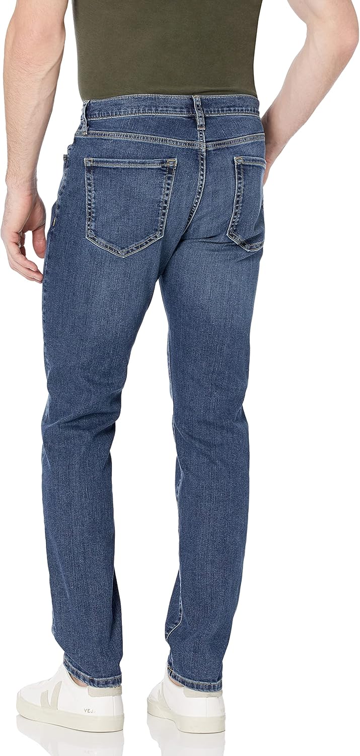Mens Slim Fit Stretch Jeans - Comfort Style