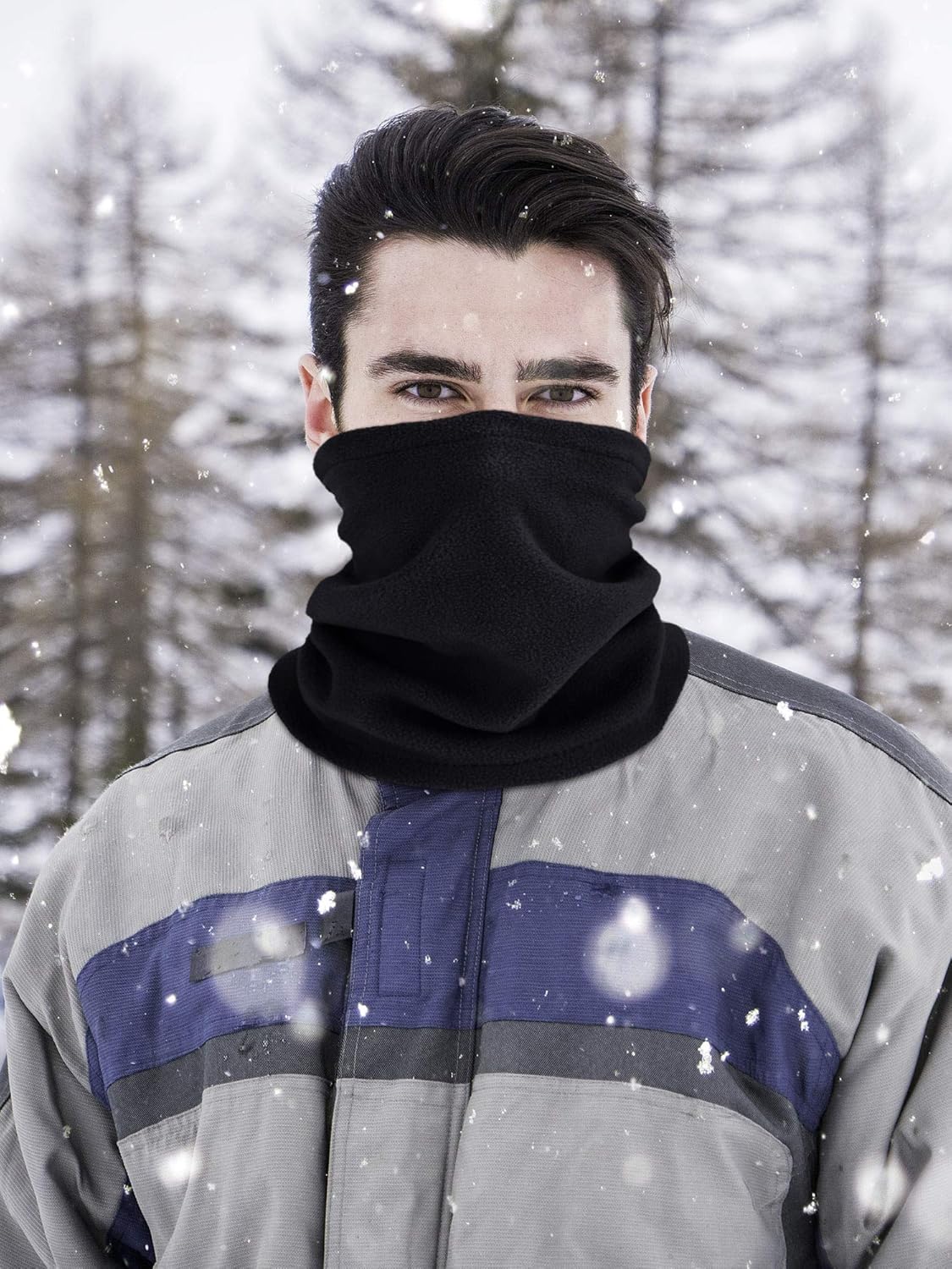4 Winter Neck Gaiters Fleece Face Coverings