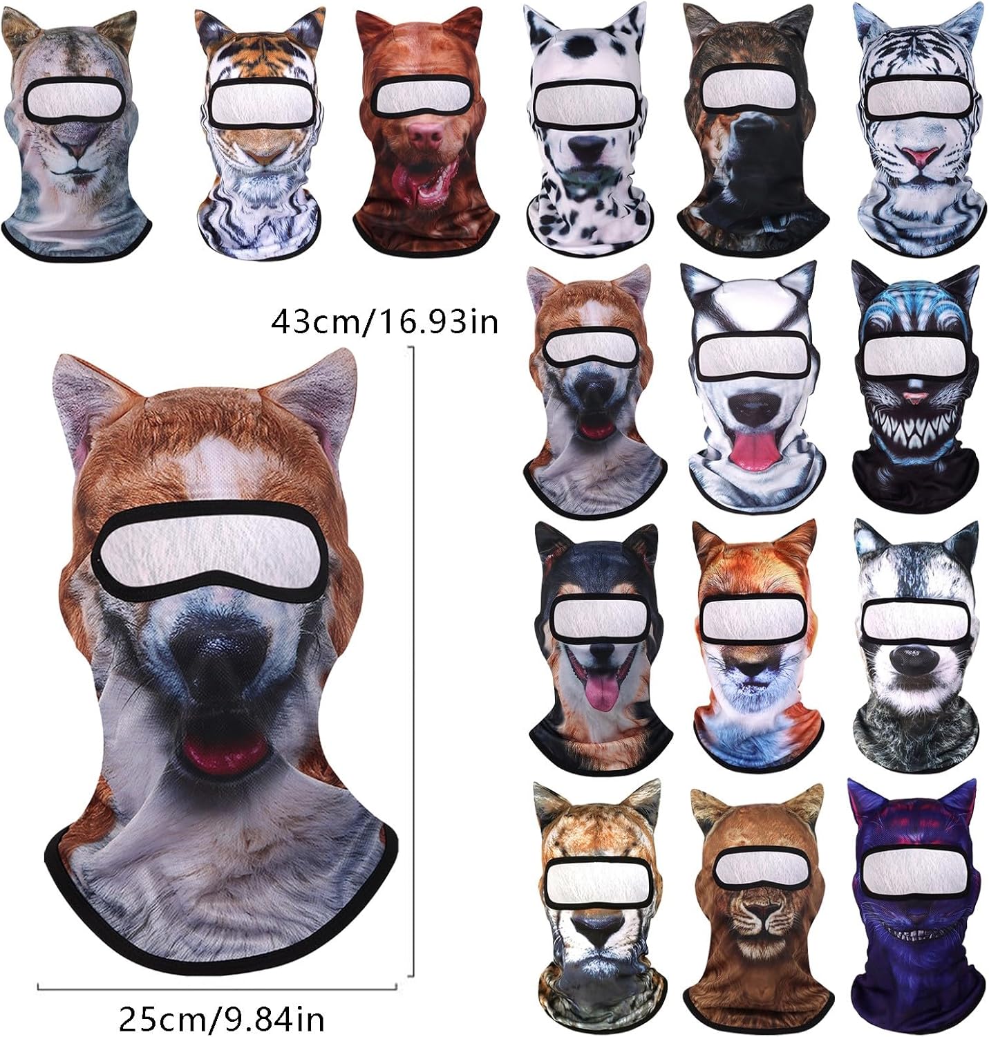 Exclusive 3D Cat Ski Mask - Halloween Ski Fashion Use