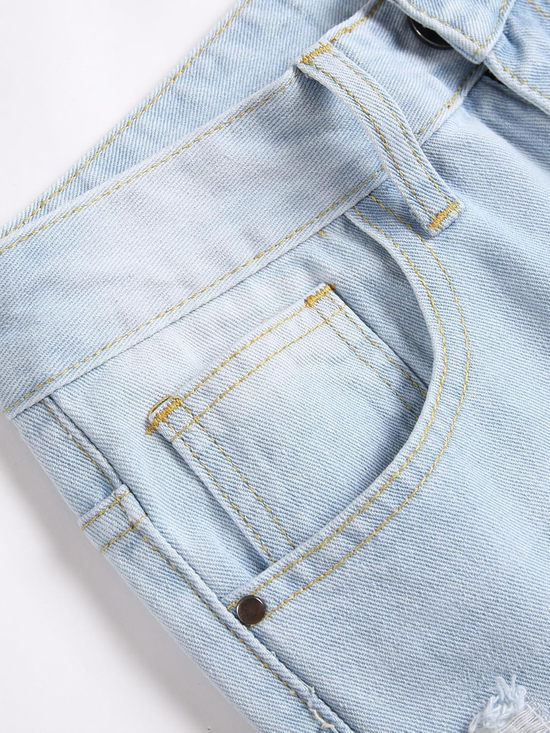 Mens Slim Fit Distressed Denim Jeans
