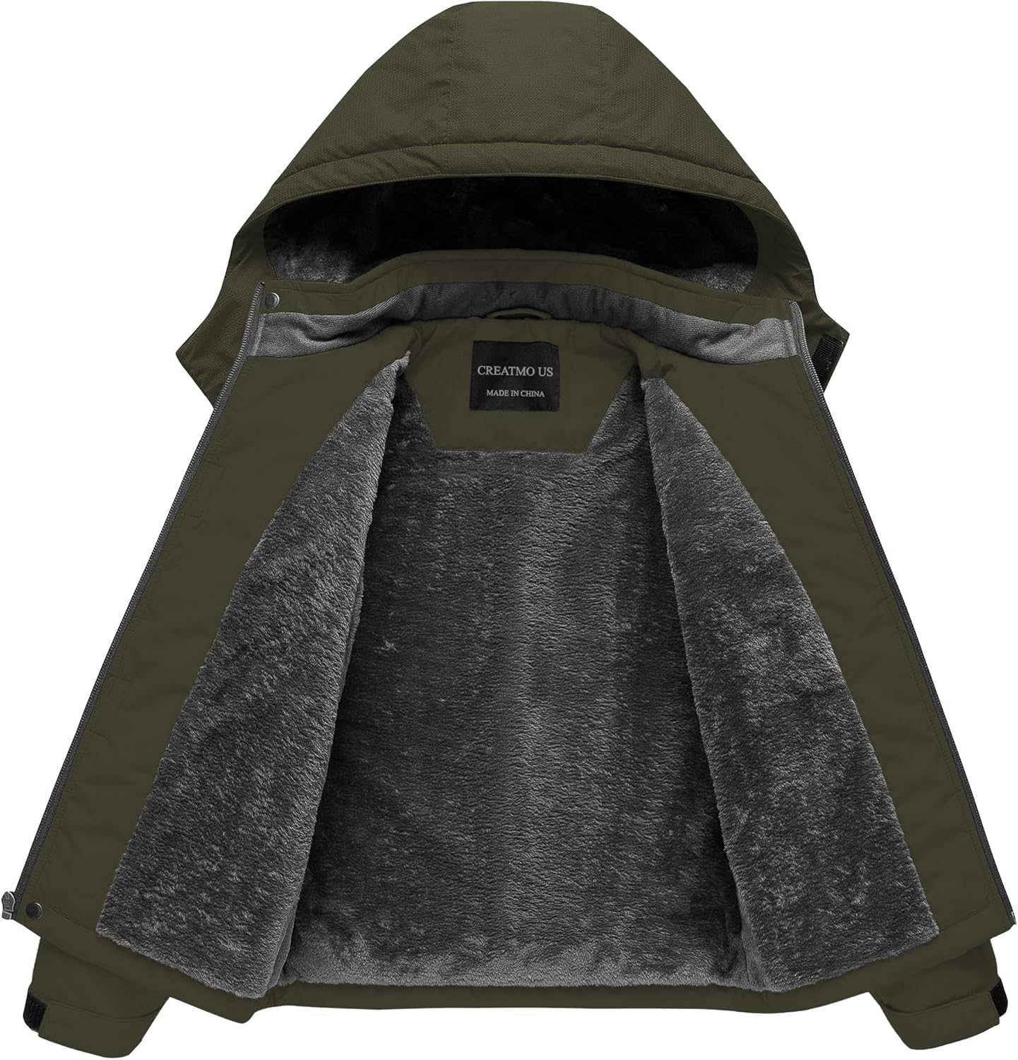 CREATMO US Boys Waterproof Ski Jacket