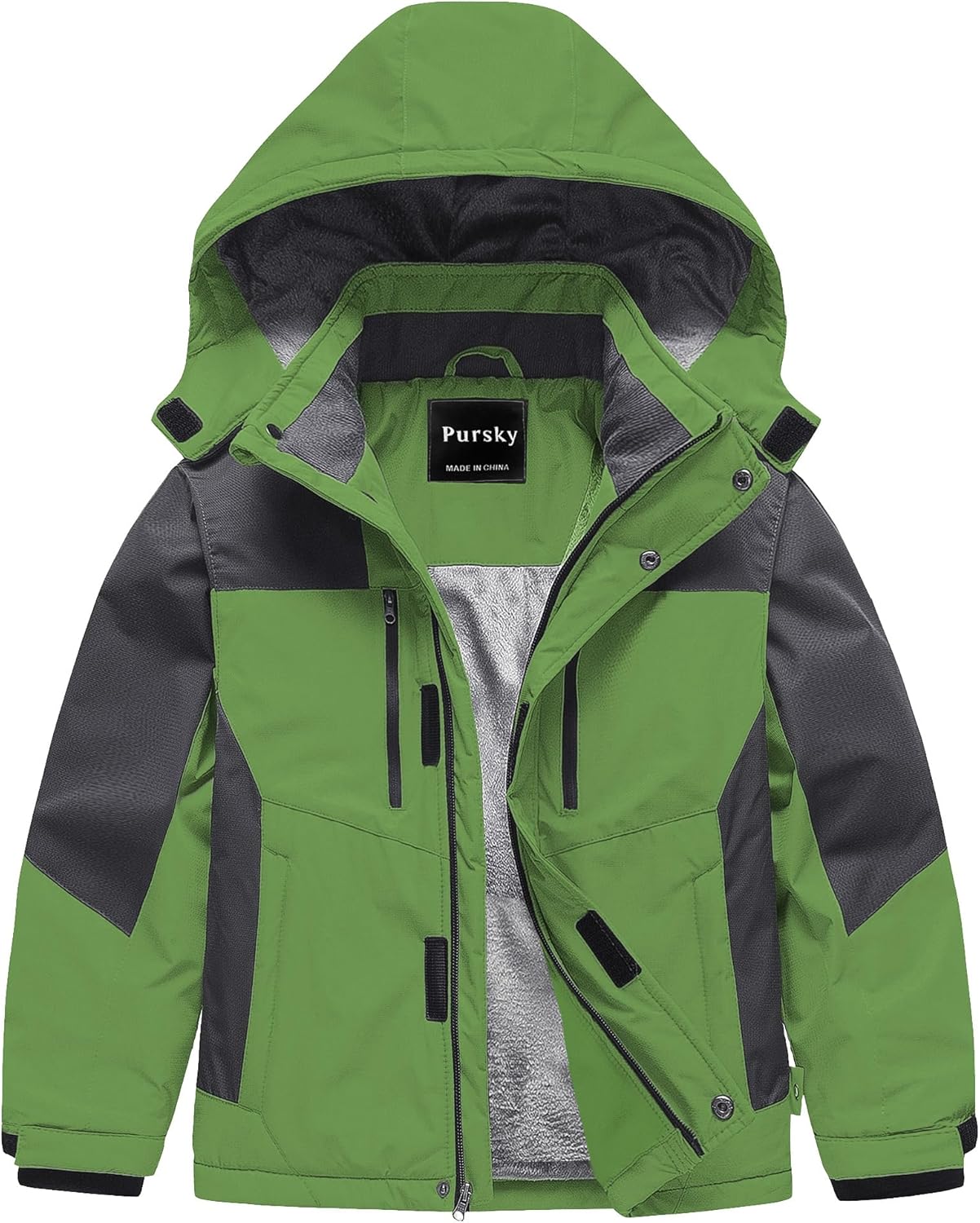Pursky Perfect for Skiing Boys Waterproof Ski Jacket