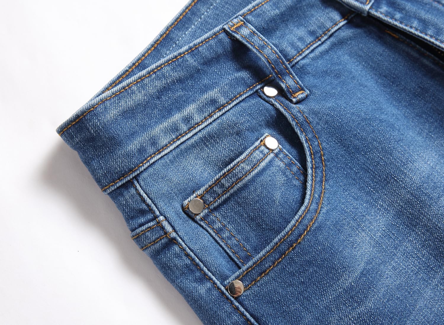 Mens Ripped Taper Skinny Fit Stretch Denim Pants Ultimate Comfort Durability