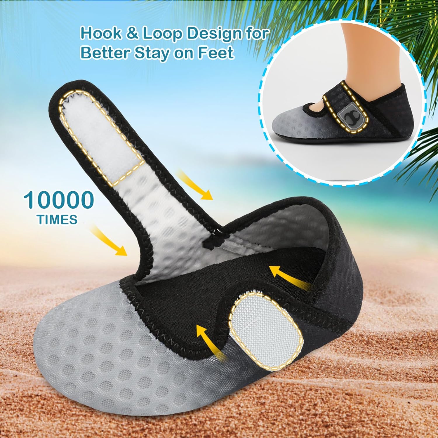 Quick-Dry Comfortable Toddler Beach Shoes