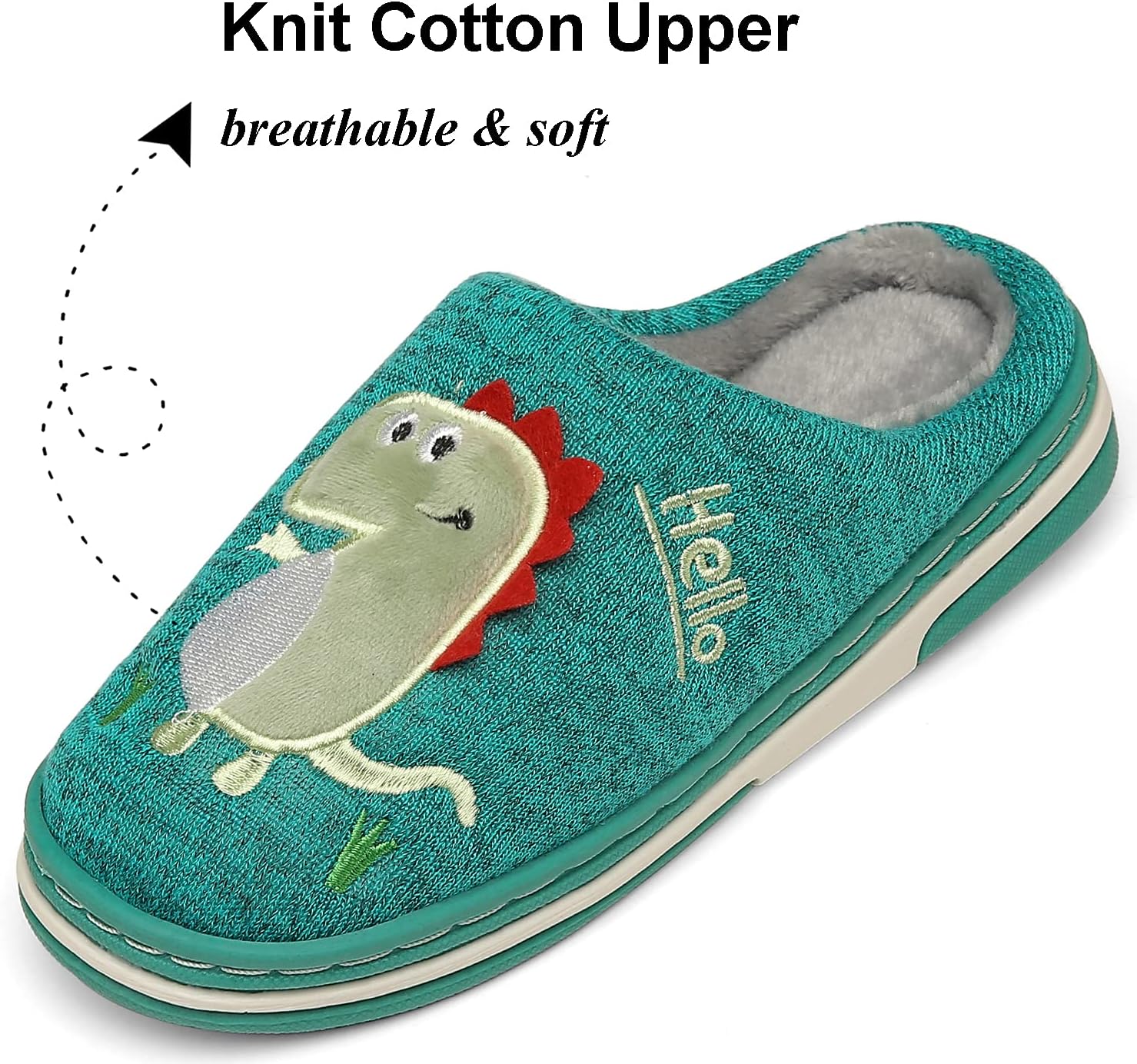 INMINPIN Boys Girls Cozy House Slippers