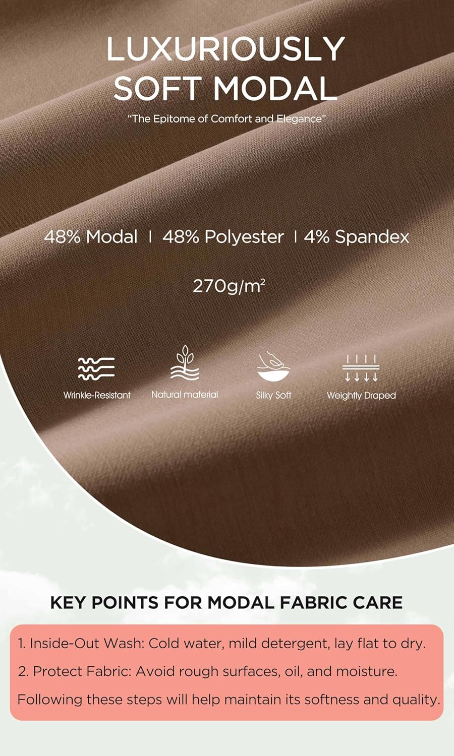 ODODOS Flattering Modal Soft Pants