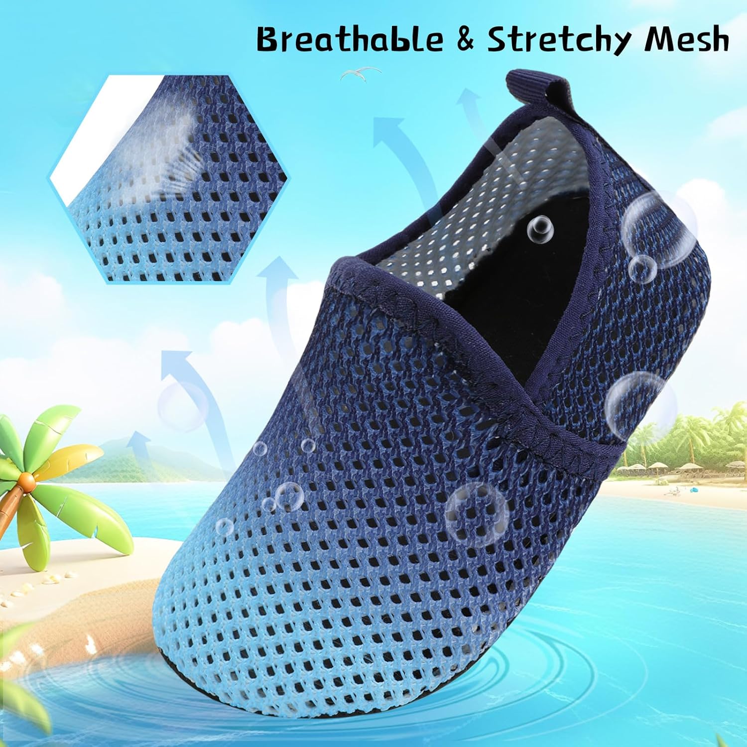 Centipede Demon Toddler Water Shoes Quick Dry Anti-Slip and Style