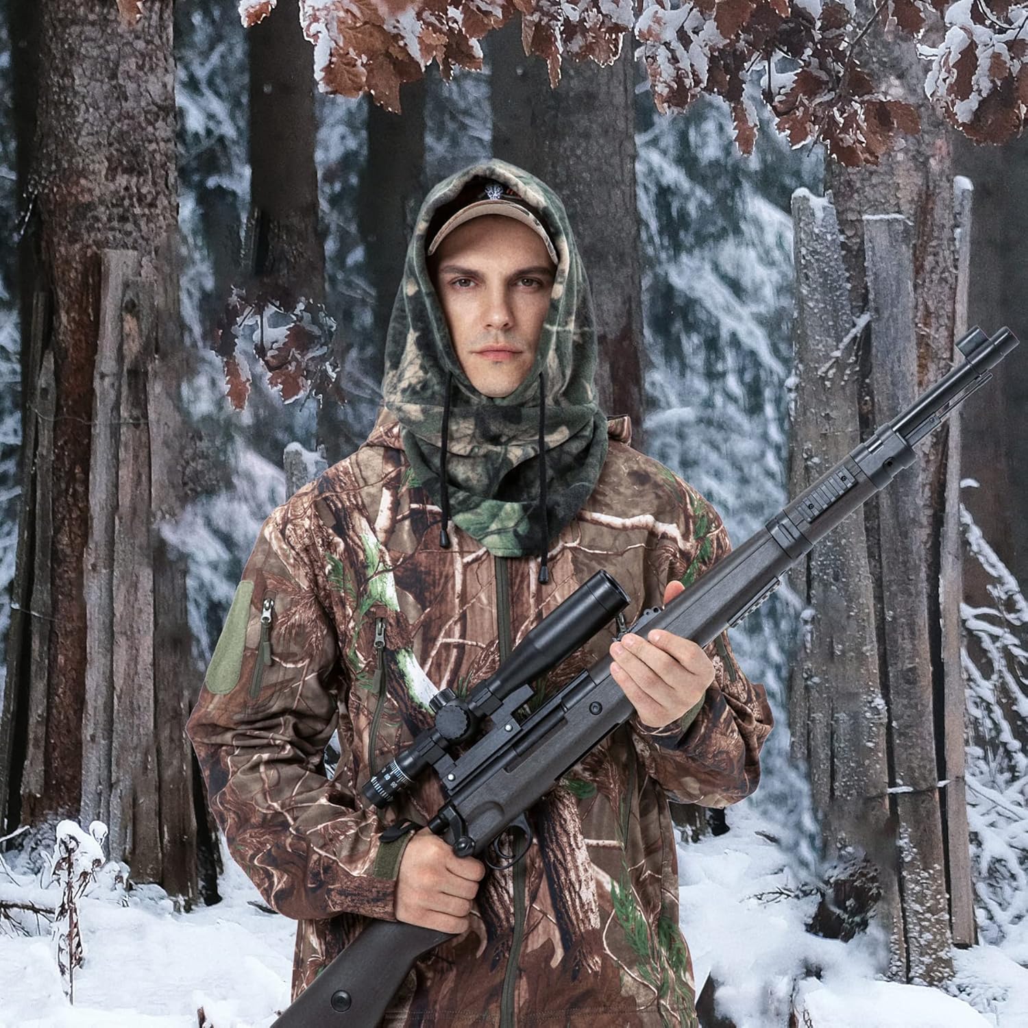 Premium Camouflage Balaclava Mask for Hunting in Extreme Weather