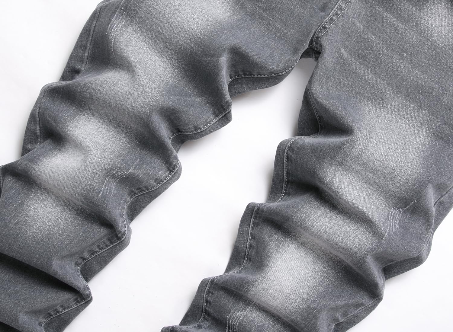 JUNBAOSS Slim Fit Ripped Jeans