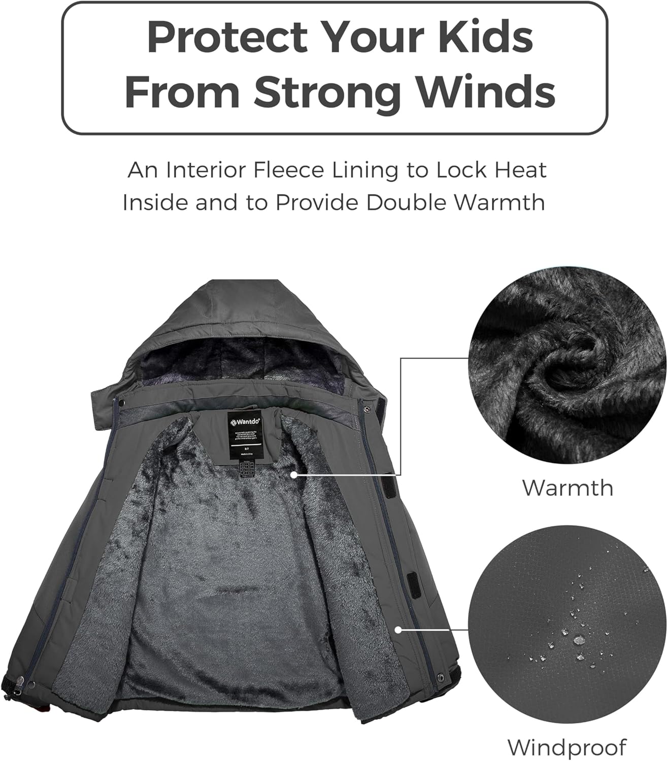 StayWarm Dry - Boys Waterproof Ski Jacket